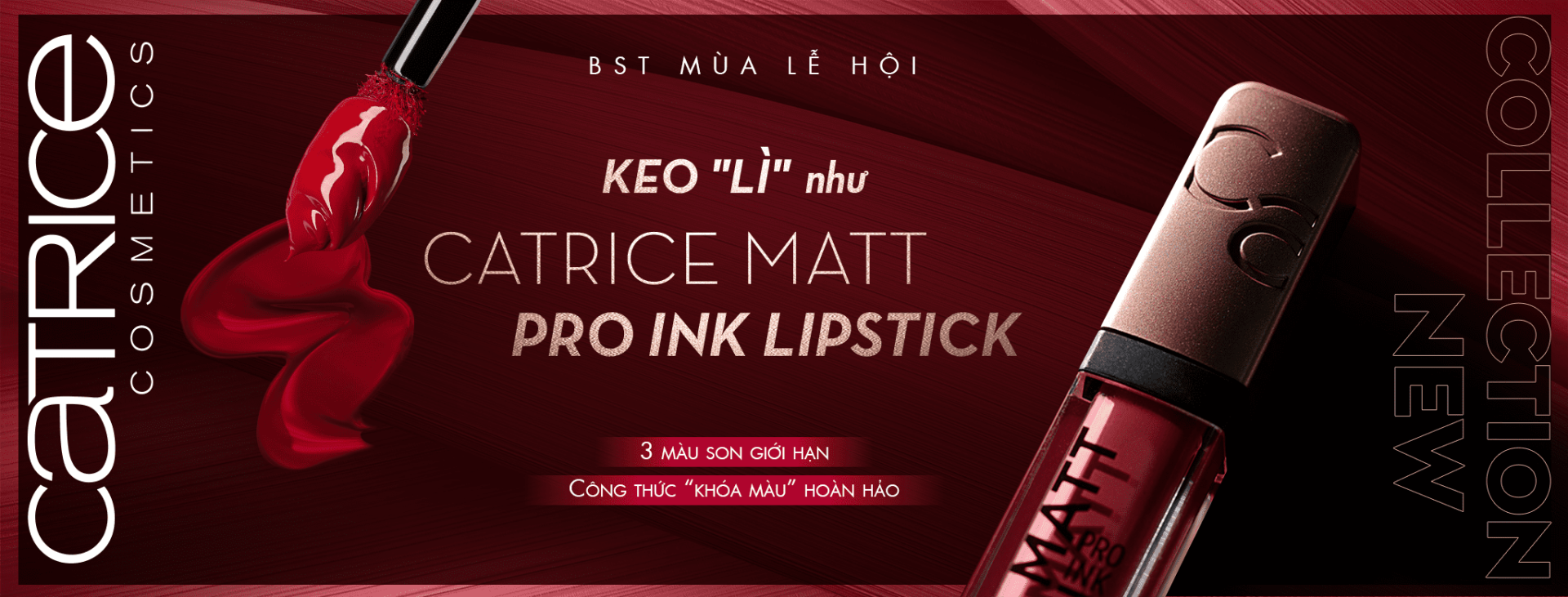 Bộ sưu tập son Catrice cosmetics