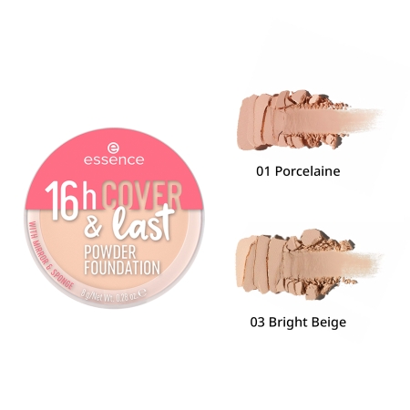 Phấn Nền Che Phủ Bền Màu Essence 16H Cover & Last