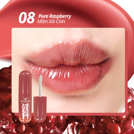 Son bóng làm đầy môi - essence JUICY BOMB plumping lipgloss