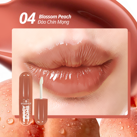 Son bóng làm đầy môi - essence JUICY BOMB plumping lipgloss