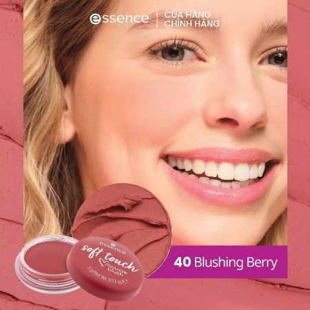 Má hồng kem bông mềm mịn, bền màu ESSENCE Soft Touch Mousse Blush 5g