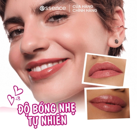 Son satin dưỡng bóng mềm môi ESSENCE Satin Glow Luminous Shine Lipstick 1,9g